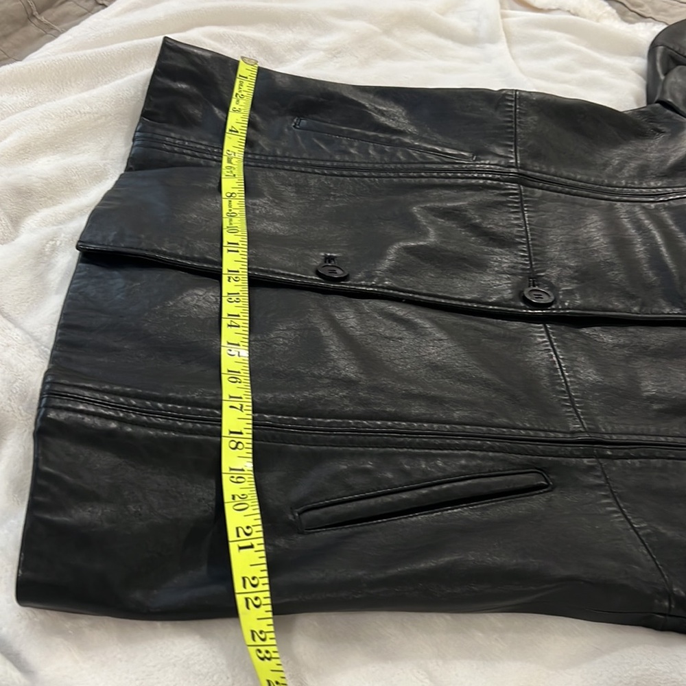 Genuine Black Leather jacket - Picture 8 of 13